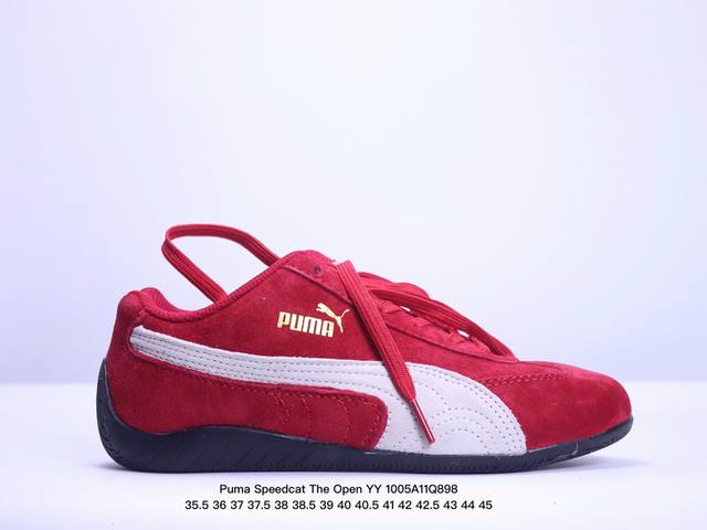 公司级puma Speedcat The Open Yy彪马防滑耐磨 运动鞋 支持侧踏时的踏步工作 即使在健身房等使用环境中也能确保透气性 官方货号:38705