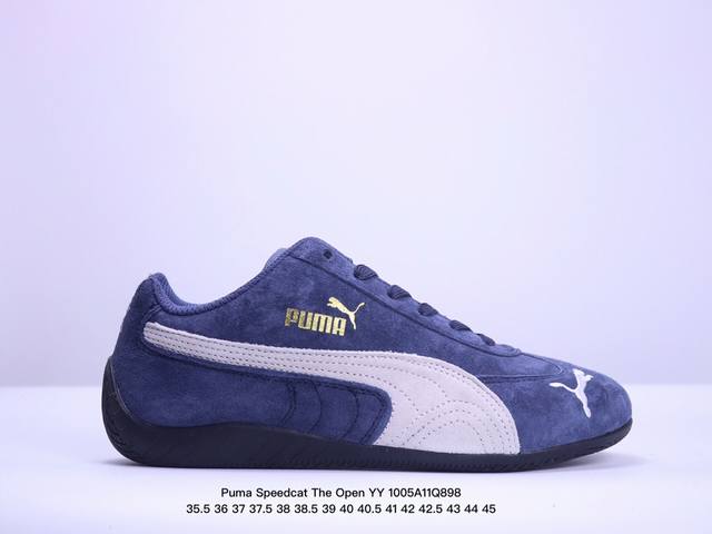 公司级puma Speedcat The Open Yy彪马防滑耐磨 运动鞋 支持侧踏时的踏步工作 即使在健身房等使用环境中也能确保透气性 官方货号:38705 - 点击图像关闭