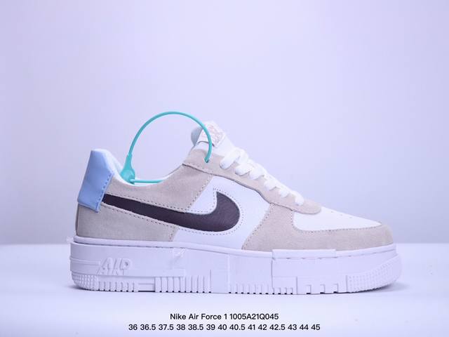 Nike Air Force 1 Low Luxe 空军一号低帮厚底休闲运动板鞋 鞋款以1982年原版经典的 Air Force 1 Luxe 为蓝本，继续带来 - 点击图像关闭