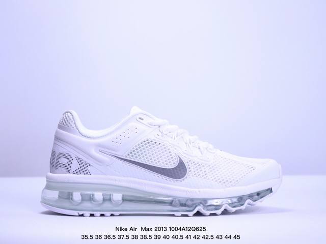 Nike 耐克 Nike Air Max 2013 网布 日常 百搭 耐磨透气 低帮 生活休闲鞋 男女情侣款款 耐克max2013黑橙 Xm1004Q625