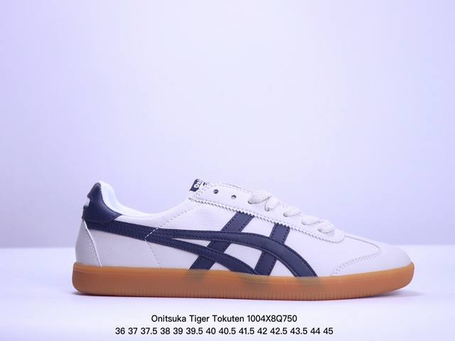 公司级亚瑟士 Onitsuka Tiger Tokuten 复古低帮休闲跑鞋 实拍首发 Tokuten的灵感来源于80年代的室内用鞋 T-Toe前足补强设计 室