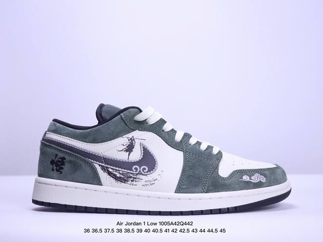 黑神话 悟空 公司级头层皮乔丹air Jordan 1 Low Aj1低帮系列篮球鞋 官方同步配色 原装级产物 #拒绝公底 立体鞋型 细节完美 高清洁度ch63