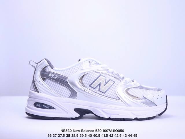 公司级新百伦 Nb530 New Balance 530 复跑古鞋nb530这鞋双确实是nb家经复典古款式之一，以全科新技诠释，成打功造530鞋款。鞋面保在持5