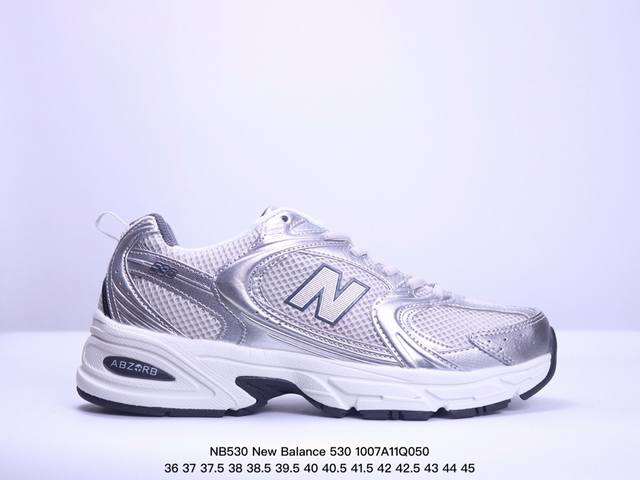 公司级新百伦 Nb530 New Balance 530 复跑古鞋nb530这鞋双确实是nb家经复典古款式之一，以全科新技诠释，成打功造530鞋款。鞋面保在持5