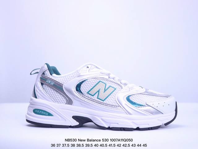 公司级新百伦 Nb530 New Balance 530 复跑古鞋nb530这鞋双确实是nb家经复典古款式之一，以全科新技诠释，成打功造530鞋款。鞋面保在持5 - 点击图像关闭