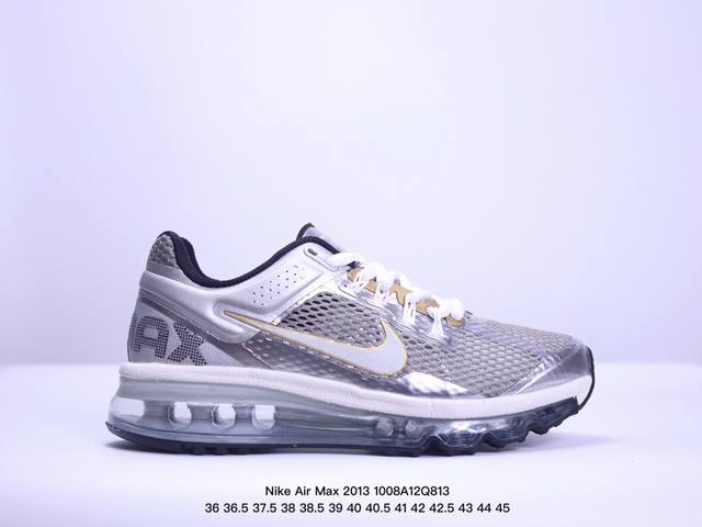 公司级nike Air Max 2013 联名气垫跑鞋 整体依旧以stussy标志性的麻布编织材质覆盖 鞋身大面积采用了网眼材质为主 并且后跟部分还带有反勾sw - 点击图像关闭