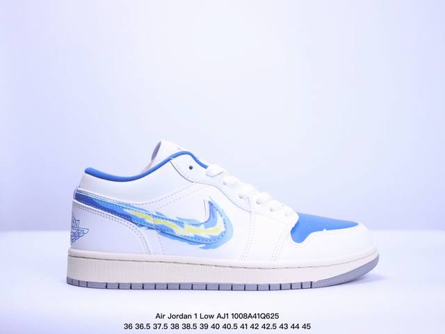 公司级air Jordan 1 Low Aj1乔1低帮休闲板鞋 同步官方配色 官方货号:Fj7219-441 尺码:36 36.5 37.5 38 38.5 3