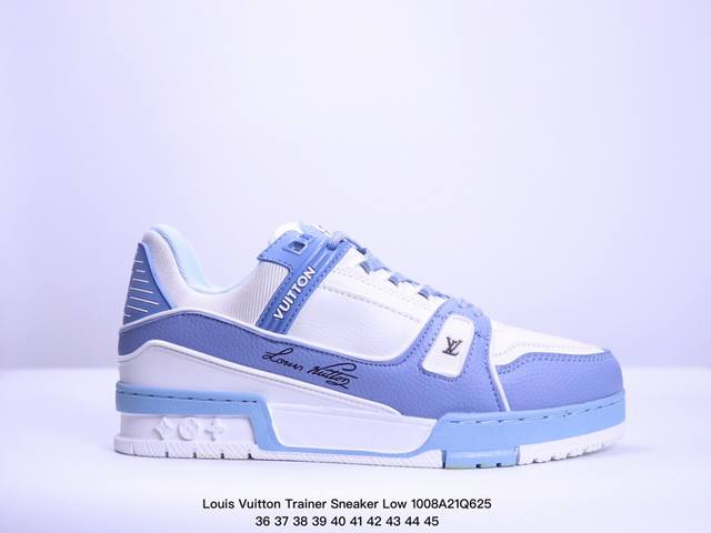 全新lv路易威登louis Vuitton Trainer Sneaker Low休闲运动文化百搭板鞋 尺码:40-45 Xm 8Q625 - 点击图像关闭