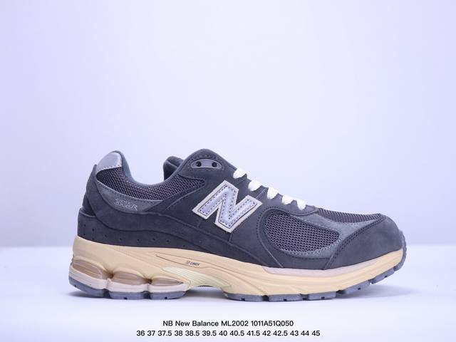 公司级新百伦 Nb New Balance Ml2002系列复古老爹风休闲运动慢跑鞋 采用猪巴革拼接透气网眼织物鞋面#T-Beam大底提供足步弓支撑，保持步态稳