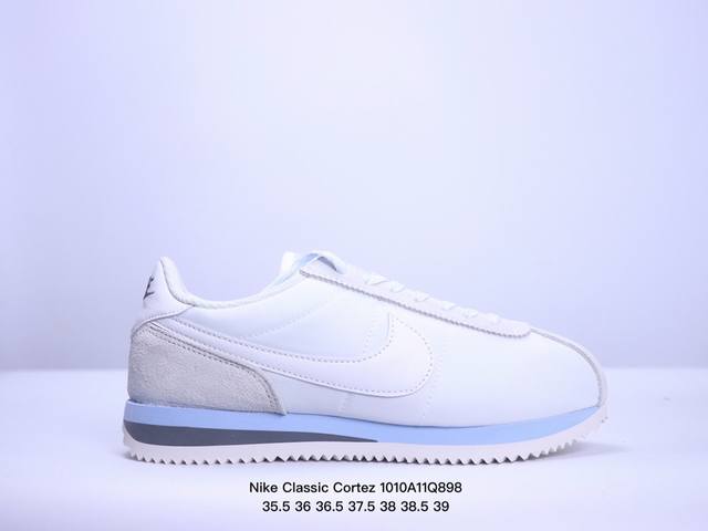 公司级nike Classic Cortez 耐克经典轻便舒适男子阿甘鞋休闲跑步鞋运动鞋 纯粹而执着的精神 使得cortez种在了一代人的心里 无论是否喜欢它复