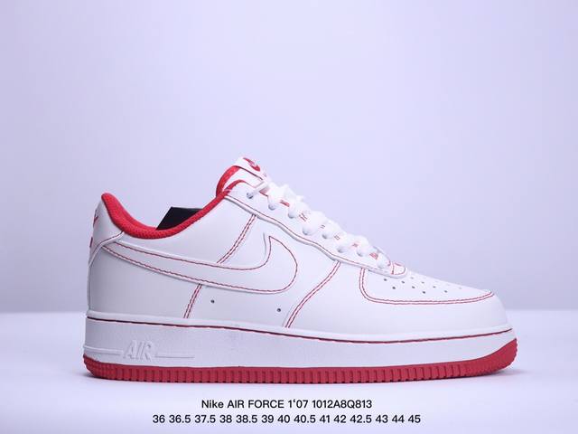 真标耐克nike Air Force 1‘07 空军一号低帮百搭休闲运动板鞋。柔软、弹性十足的缓震性能和出色的中底设计，横跨复古与现代的外型结合，造就出风靡全球 - 点击图像关闭