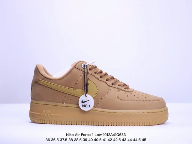 独家实拍 No.1版本 生儿专业 纯原级别 Nike Air Force 1 Low “中帮二代小麦” 货号：Dj9158-200 原厂冲刀皮料切割干净 无任何