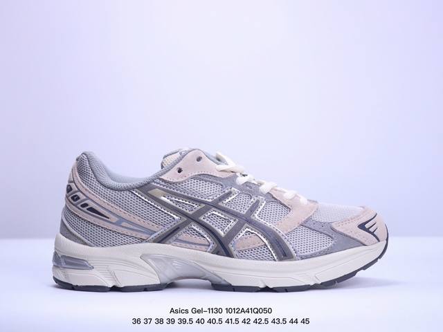 公司级asics Gel-1 复古单品 公司级asics Gel-1 系列低帮复古休闲运动慢跑鞋 白银深蓝 货号： 1A256-400 尺码：36 37 37.