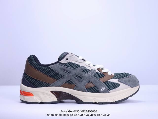 公司级asics Gel-1 复古单品 公司级asics Gel-1 系列低帮复古休闲运动慢跑鞋 白银深蓝 货号： 1A256-400 尺码：36 37 37.