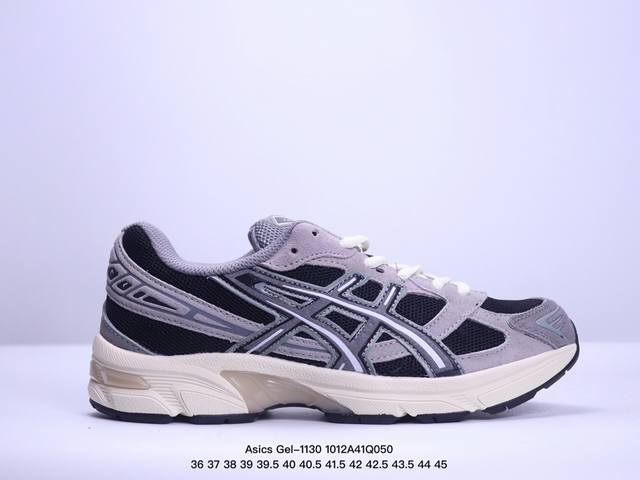 公司级asics Gel-1 复古单品 公司级asics Gel-1 系列低帮复古休闲运动慢跑鞋 白银深蓝 货号： 1A256-400 尺码：36 37 37.