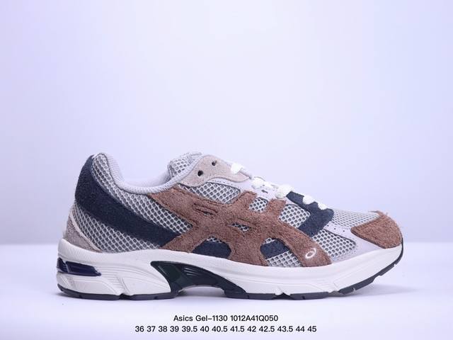 公司级asics Gel-1 复古单品 公司级asics Gel-1 系列低帮复古休闲运动慢跑鞋 白银深蓝 货号： 1A256-400 尺码：36 37 37.