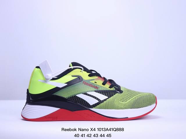 Reebok锐步官方2024春夏新款男nano X4 经典运动健身综合训练鞋。Reebok Nano X4 在健身房里，几乎可以用于所有事情，有点像万事通。Fl