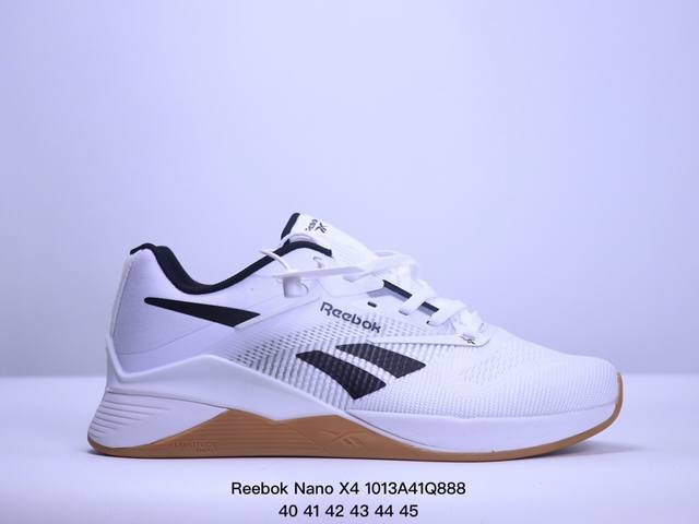 Reebok锐步官方2024春夏新款男nano X4 经典运动健身综合训练鞋。Reebok Nano X4 在健身房里，几乎可以用于所有事情，有点像万事通。Fl