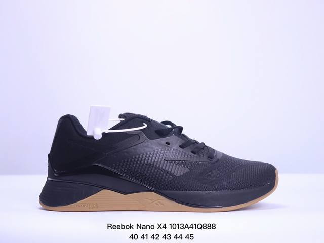 Reebok锐步官方2024春夏新款男nano X4 经典运动健身综合训练鞋。Reebok Nano X4 在健身房里，几乎可以用于所有事情，有点像万事通。Fl