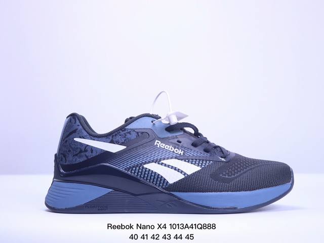 Reebok锐步官方2024春夏新款男nano X4 经典运动健身综合训练鞋。Reebok Nano X4 在健身房里，几乎可以用于所有事情，有点像万事通。Fl - 点击图像关闭