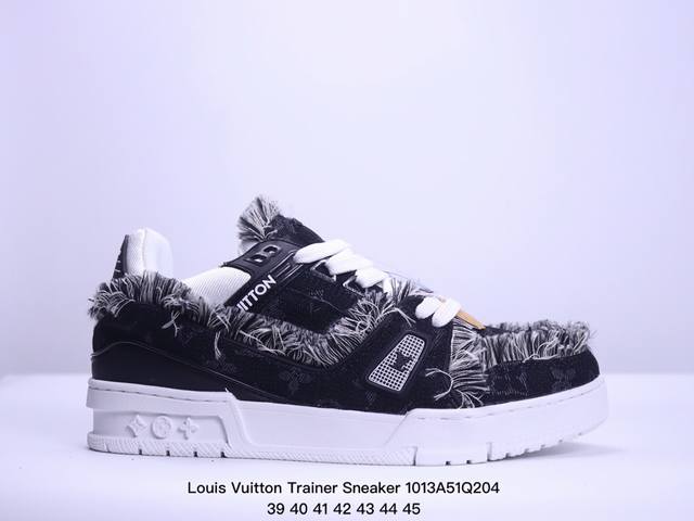 公司级全新lv路易威登louis Vuitton Trainer Sneaker Low休闲运动文化百搭板鞋 Xm1013Q204