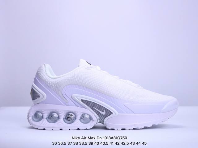 公司级nike Air Max Dn 耐克2024全新气垫跑鞋 #全新鞋款在同侧采用了四个圆柱仓式的设计 不仅有防滑耐磨性功能 还搭配了周围一圈柔软的泡棉材质