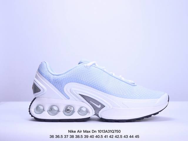 公司级nike Air Max Dn 耐克2024全新气垫跑鞋 #全新鞋款在同侧采用了四个圆柱仓式的设计 不仅有防滑耐磨性功能 还搭配了周围一圈柔软的泡棉材质