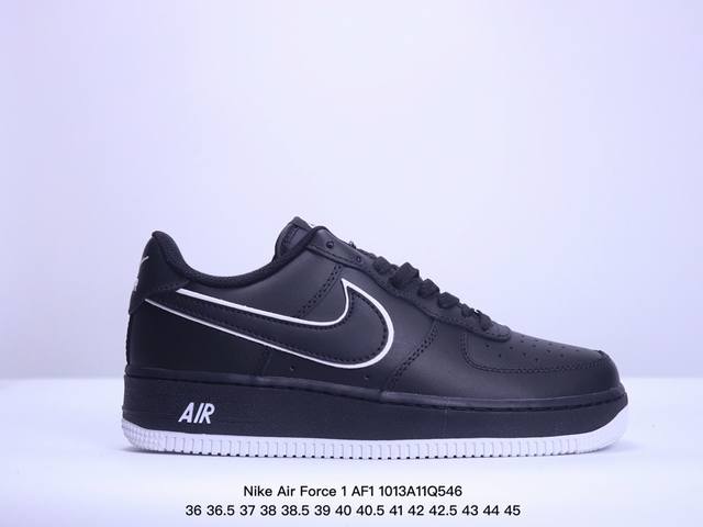 耐克 Nike Air Force 1 Af1耐克 低帮 空军一号休闲板鞋 红白 黑白011 Adiyu半 36-45 Xm1013Q546