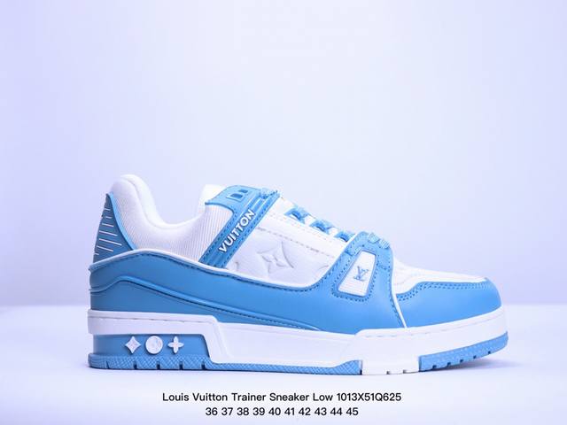 公司级全新lv路易威登louis Vuitton Trainer Sneaker Low休闲运动文化百搭板鞋 尺码:36-45 Xm1013Q625 - 点击图像关闭