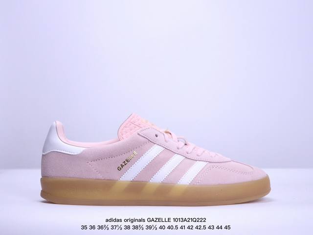 Adidas Originals Gazelle Indoor 舒适休闲防滑轻便低帮 板鞋男女款 Xm1013Q222