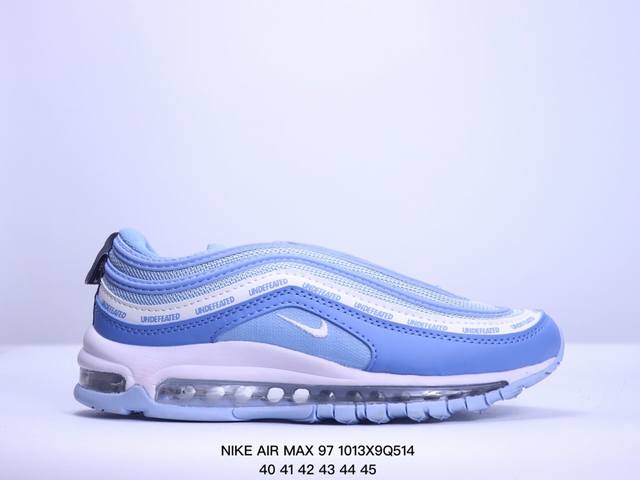 耐克nike休闲鞋 经典 气垫 Air Max 97 子弹气垫低帮运动鞋。Air Max '97 运动跑鞋以流线型鞋身和卓越科技为热爱运动的你造就全方位防护，强