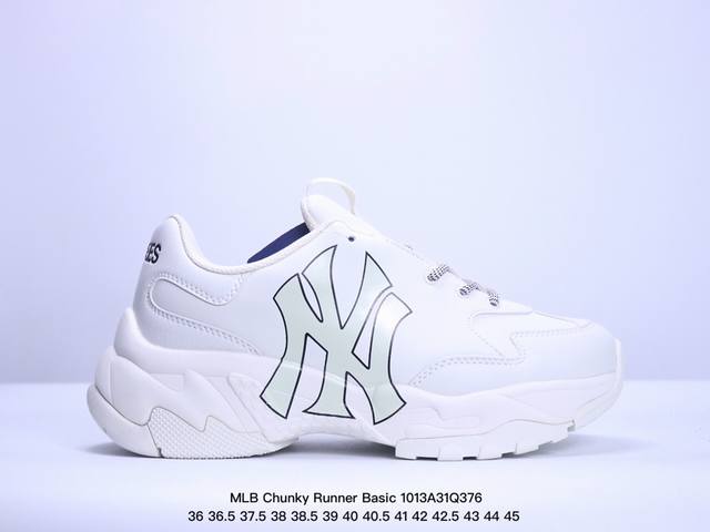 公司级mlb Chunky Runner Basic 复古单品 Ny美国榄球洋基队 X Mlb Chunky Runner Basic 厚底老爹厚底休闲运动慢跑