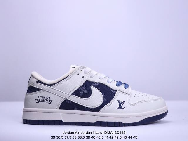 海外爆款限量发售！公司级 Travis Scott X Fragment Design X Jordan Air Jordan 1 Low Og Sp “Lv联