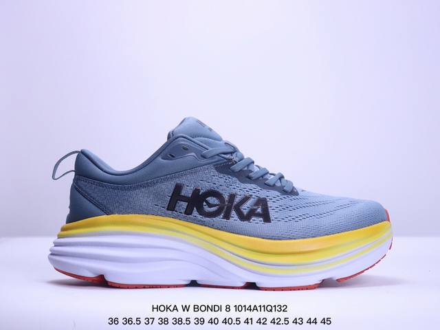 公司级小红书推荐hoka W Bondi 8全新配色 这个品牌来自于新西兰的毛利语，Hoka表示大地，One One表示飞越，连起来就是飞越地平线，One On