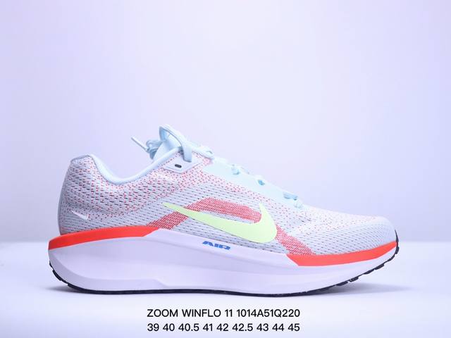 Nike耐克zoom Winflo 11网面透气男女跑步鞋缓震运动鞋fj9510-103 Xm1014Q220