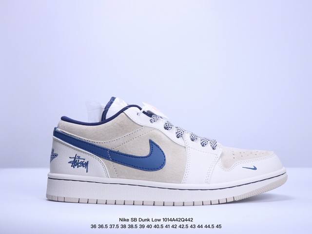 海外爆款限量发售！公司级 Nike Sb Dunk Low“Sup联名--签名灰勾” 周年高端定制 低帮休闲板鞋 定制鞋盒 大厂纯原品质出货 超高清洁度 皮料切