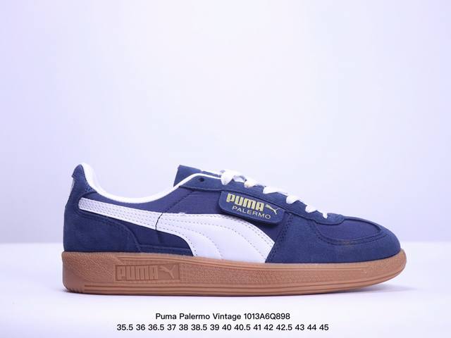 公司级puma Palermo Vintage复古单品 彪马 防滑耐磨低帮德训板鞋 货号:396463 06 Xm1013Q898