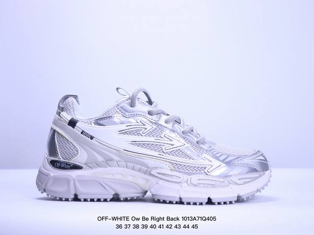 公司级off-White Ow Be Right Back 圆头系带 低帮 生活休闲鞋 尺码:36-45 Xm1013Q405