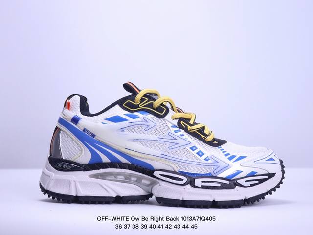 公司级off-White Ow Be Right Back 圆头系带 低帮 生活休闲鞋 尺码:36-45 Xm1013Q405