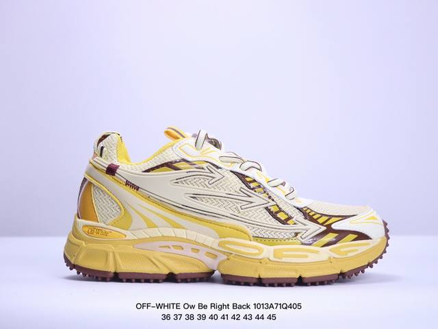 公司级off-White Ow Be Right Back 圆头系带 低帮 生活休闲鞋 尺码:36-45 Xm1013Q405