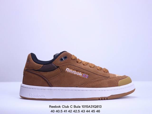 公司级reebok Club C Bula 锐步 舒适 耐磨 低帮 男女美式复古美拉德面包鞋休闲板鞋 尺码:40 40.5 41 42 42.5 43 44 4