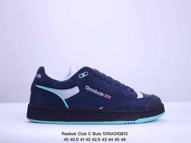 公司级reebok Club C Bula 锐步 舒适 耐磨 低帮 男女美式复古美拉德面包鞋休闲板鞋 尺码:40 40.5 41 42 42.5 43 44 4