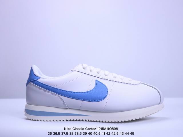 公司级耐克nike Classic Cortez 全新配色 经典轻便舒适男子阿甘鞋休闲跑步鞋运动鞋，纯粹而执着的精神，使得cortez种在了一代人的心里，无论是