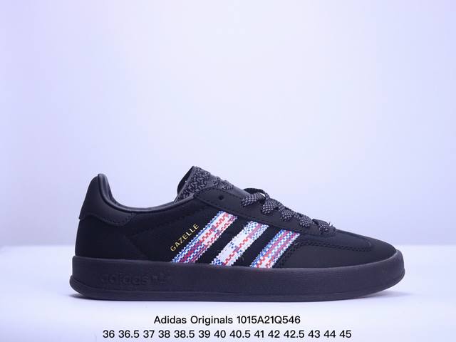 阿迪达斯adidas Originals Gazelle Esquisite Gucci 德训 羚羊系列低帮复古百搭休闲运动板鞋 Xm1015Q546