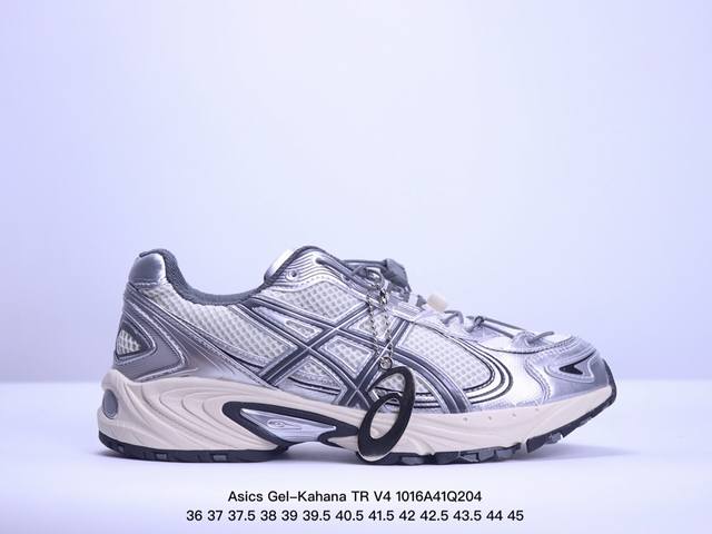 Asics 亚瑟士 公司级 Gel-Kahana Tr V4系 男女鞋真标半码制，升级原楦原纸版开发版型，采用环保太空合成革配合透气网眼布鞋面材质，全新轻量ev