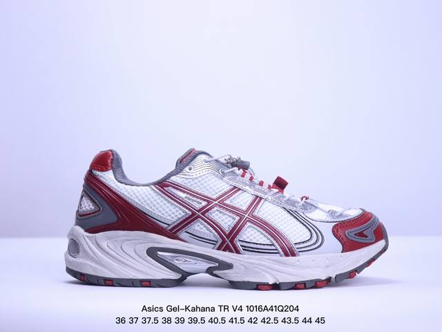 Asics 亚瑟士 公司级 Gel-Kahana Tr V4系 男女鞋真标半码制，升级原楦原纸版开发版型，采用环保太空合成革配合透气网眼布鞋面材质，全新轻量ev - 点击图像关闭