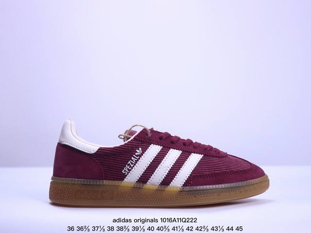 Adidas Originals Handball Spezial 舒适时尚低帮 板鞋 女款红色 Xm1016Q222 - 点击图像关闭