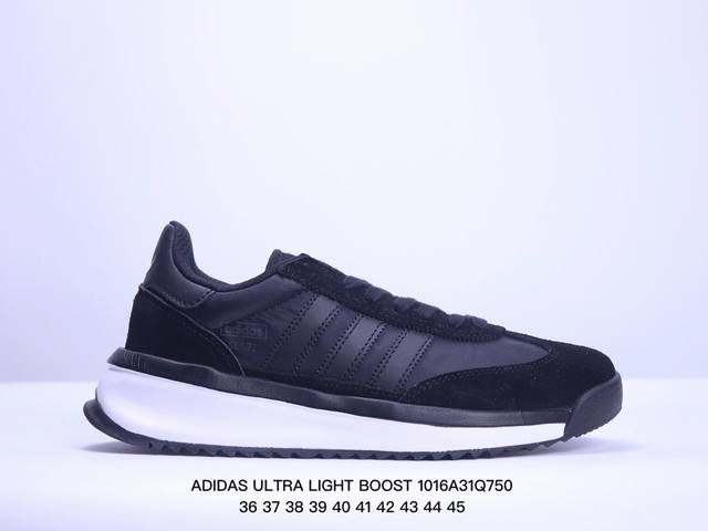 阿迪达斯 .老爹鞋 全新adidas Ultra Light Boost 系列超轻升级，10周年新一代缓震运动跑鞋。在阿迪达斯boost跑鞋面世十周年之际，阿迪