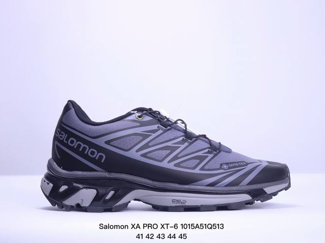 Salomon Xa Pro Xt-6 Expanse 萨洛蒙户外越野跑鞋 鞋面采用sensifit贴合技术 全方位贴合包裹脚型 鞋跟部鞋底牵引设计 提供强大的