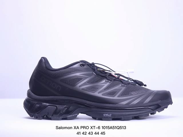 Salomon Xa Pro Xt-6 Expanse 萨洛蒙户外越野跑鞋 鞋面采用sensifit贴合技术 全方位贴合包裹脚型 鞋跟部鞋底牵引设计 提供强大的